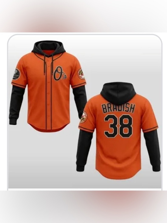 Baltimore Orioles Other - *New* 2026 Baltimore Orioles giveaway Kyle Bradish hoodie/jersey, Size XL
